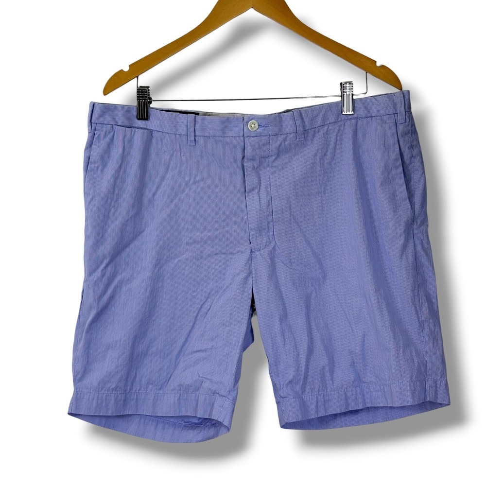 Polo Ralph Lauren Shorts Men 38 Blue Micro Stripe Slim GI Fit Cotton Golf Preppy